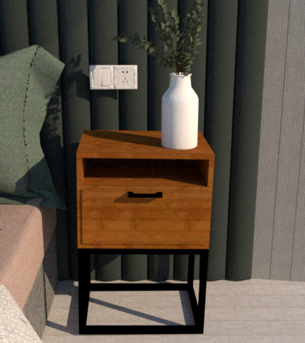 Buro Recamara Con Cajonera Tipo Industrial Minimalista C-obs - Imagen 3